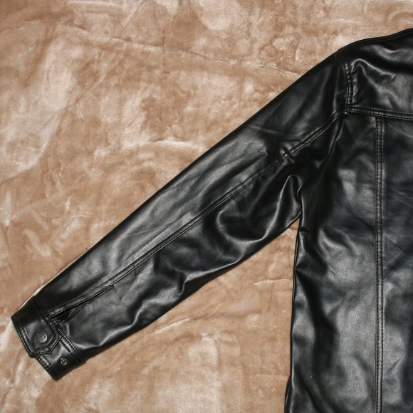 GA Milano Italy Leather Jacket - Genuine REAL - New with Tags - Length 27 - Picture 13 of 16
